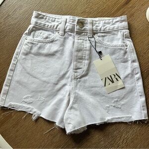ZARA high rise shorts